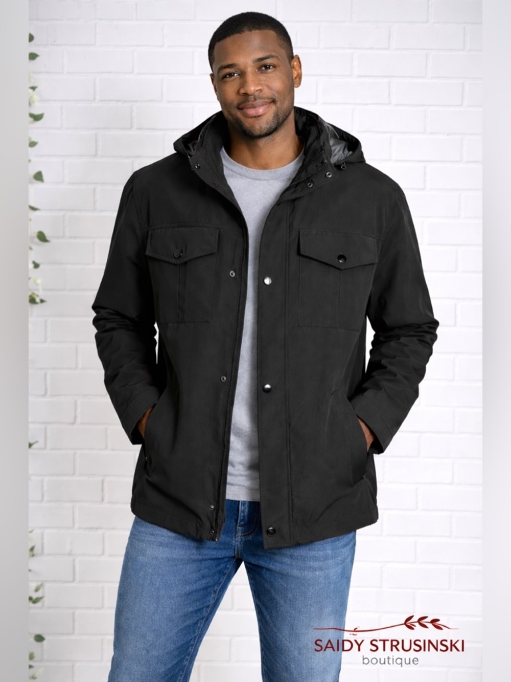 Michael Kors Men's lightweight  black Jacket/ Size XL